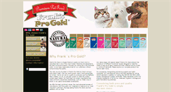 Desktop Screenshot of franksprogold.com